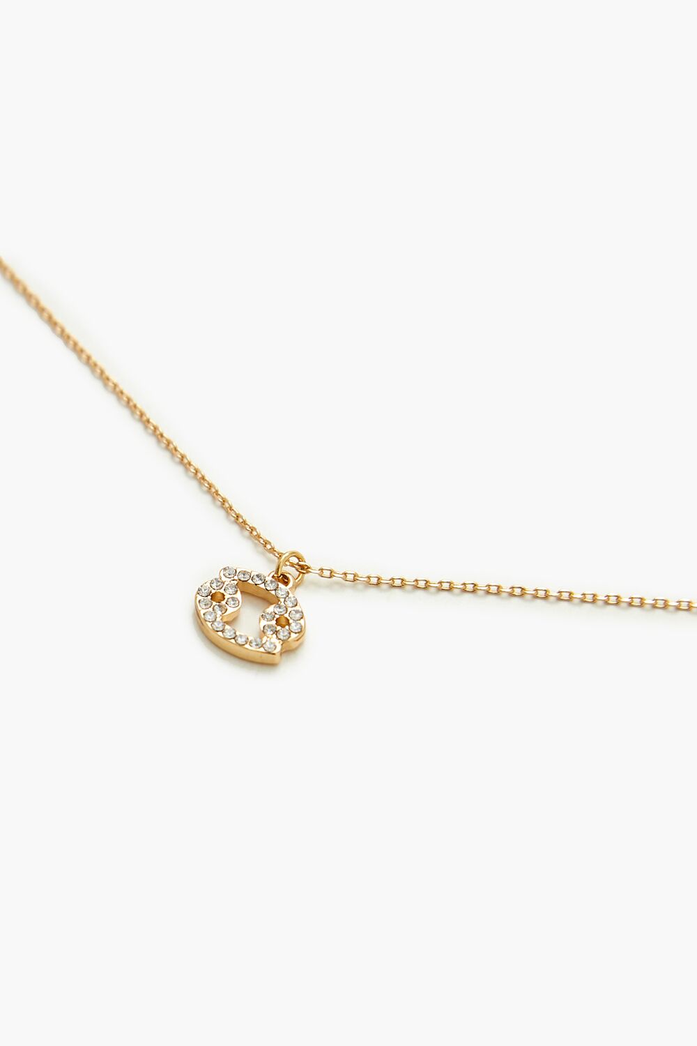 Rhinestone Zodiac Charm Necklace