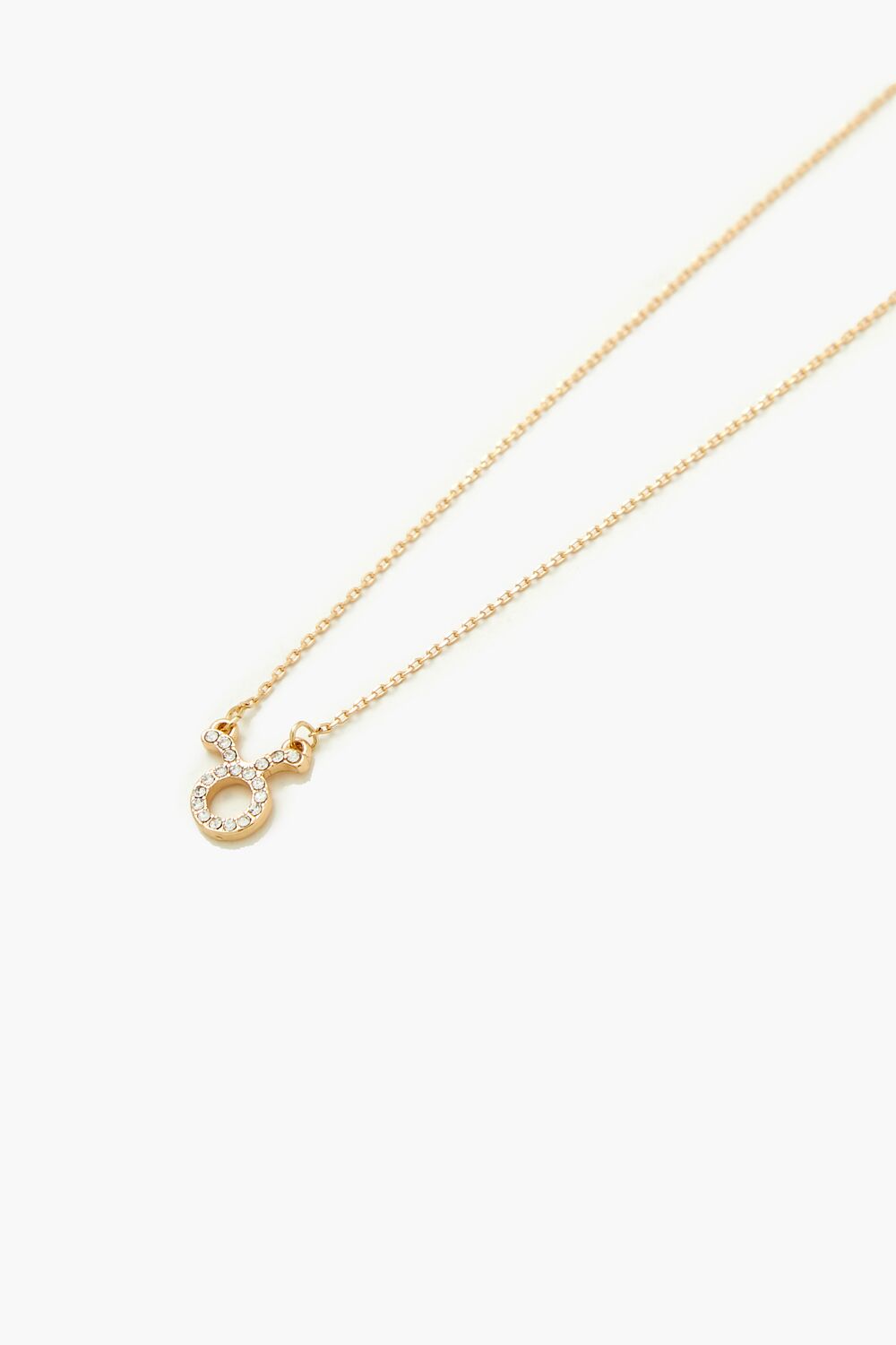 Rhinestone Zodiac Charm Necklace