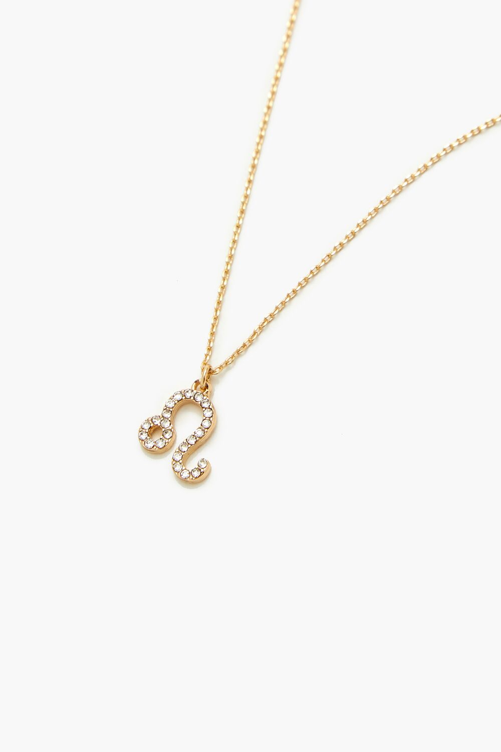 Rhinestone Zodiac Charm Necklace