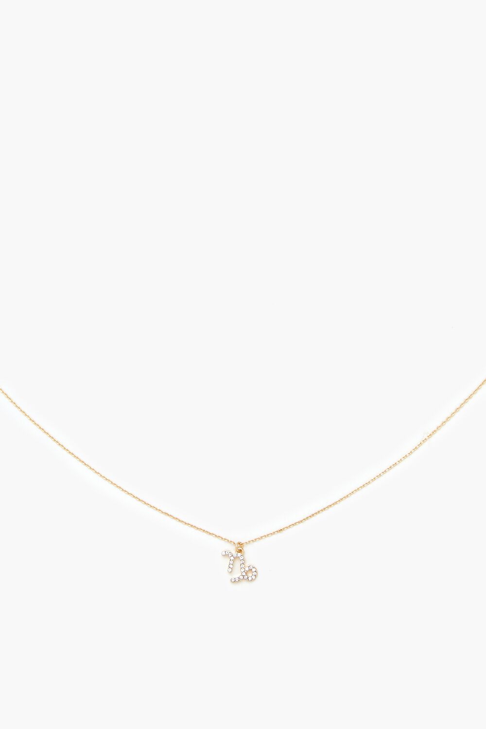 Rhinestone Zodiac Charm Necklace