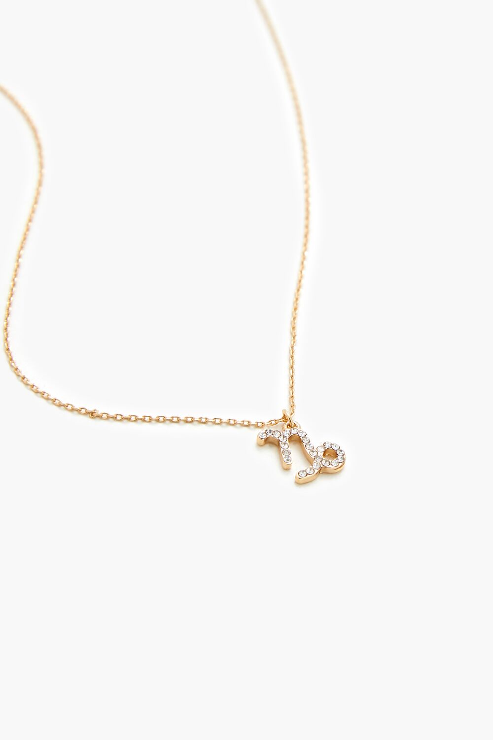 Rhinestone Zodiac Charm Necklace