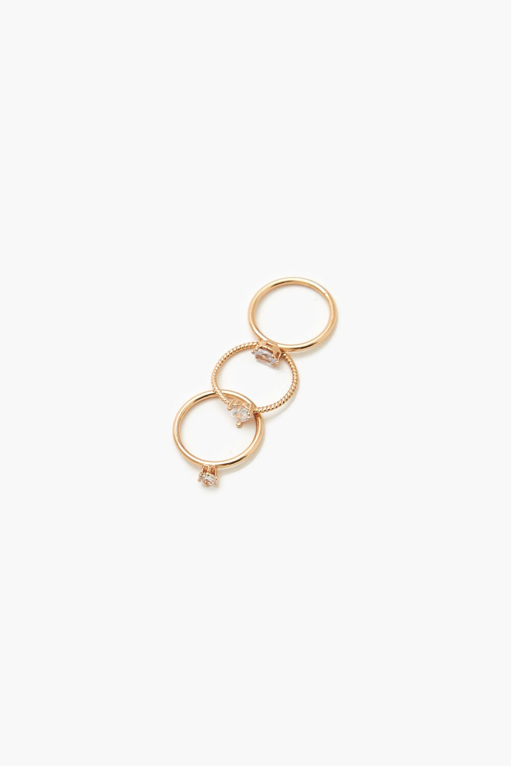 Faux Gem Ring Set