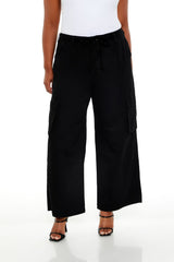 Plus Size Twill Cargo Pants