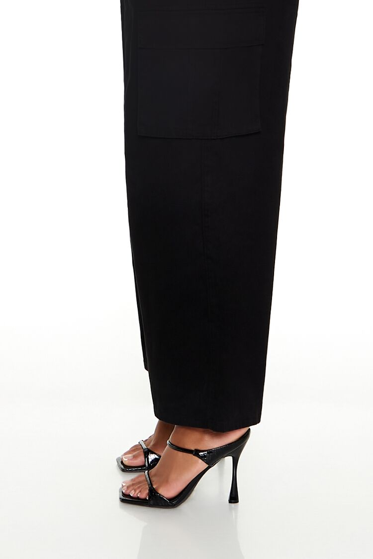 Plus Size Twill Cargo Pants