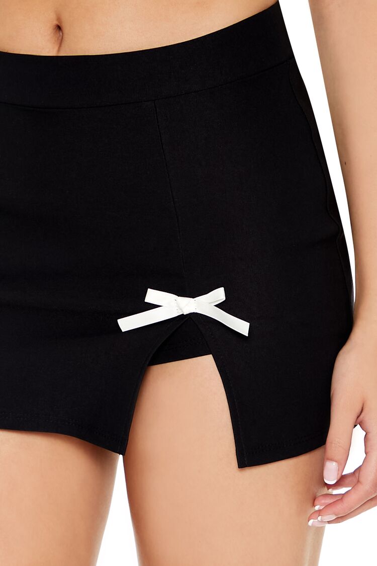 Two-Tone Bow Skort