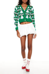 Christmas Tree Cardigan Sweater