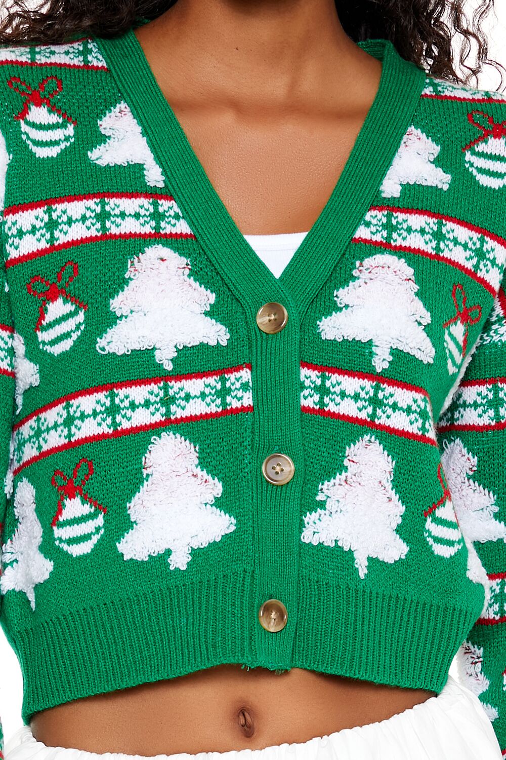 Christmas Tree Cardigan Sweater
