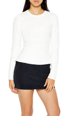 Fitted Crew Sweater