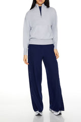 Half-Zip Funnel Neck Sweater