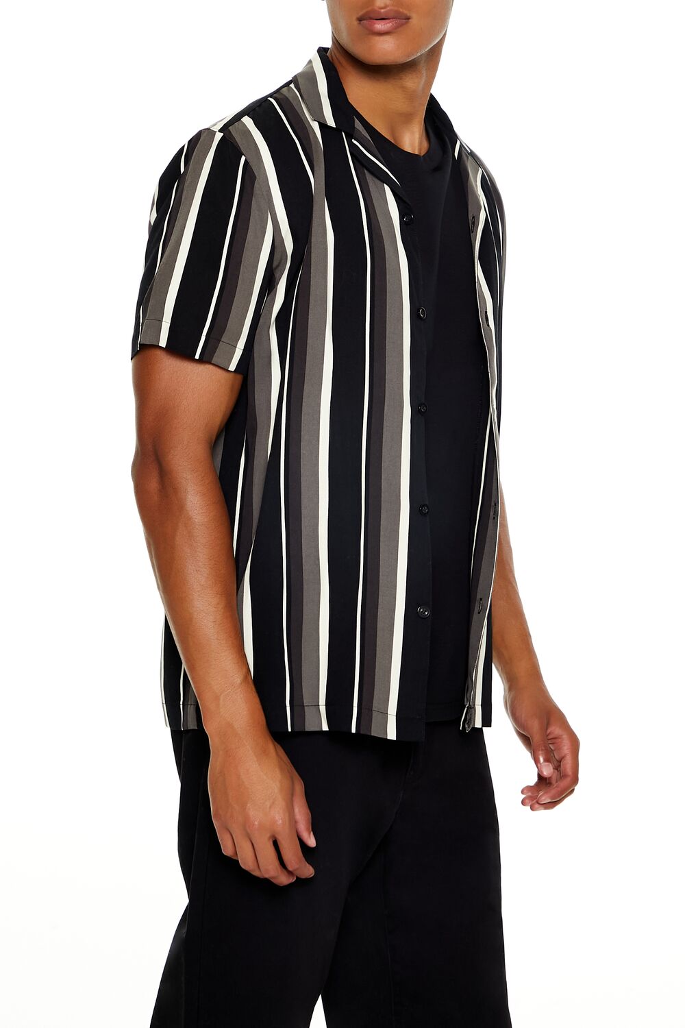 Striped Rayon Shirt