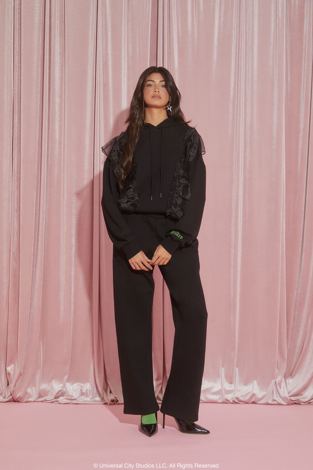 Wicked Witch Ruffle Hoodie