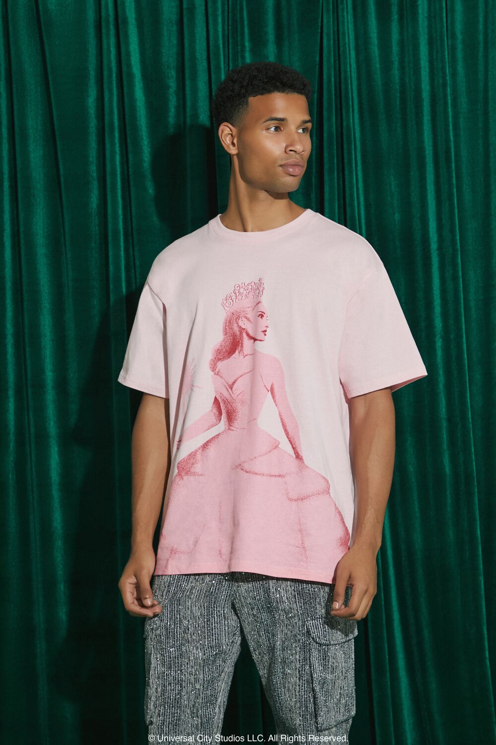 Wicked Glinda Embroidered Tee