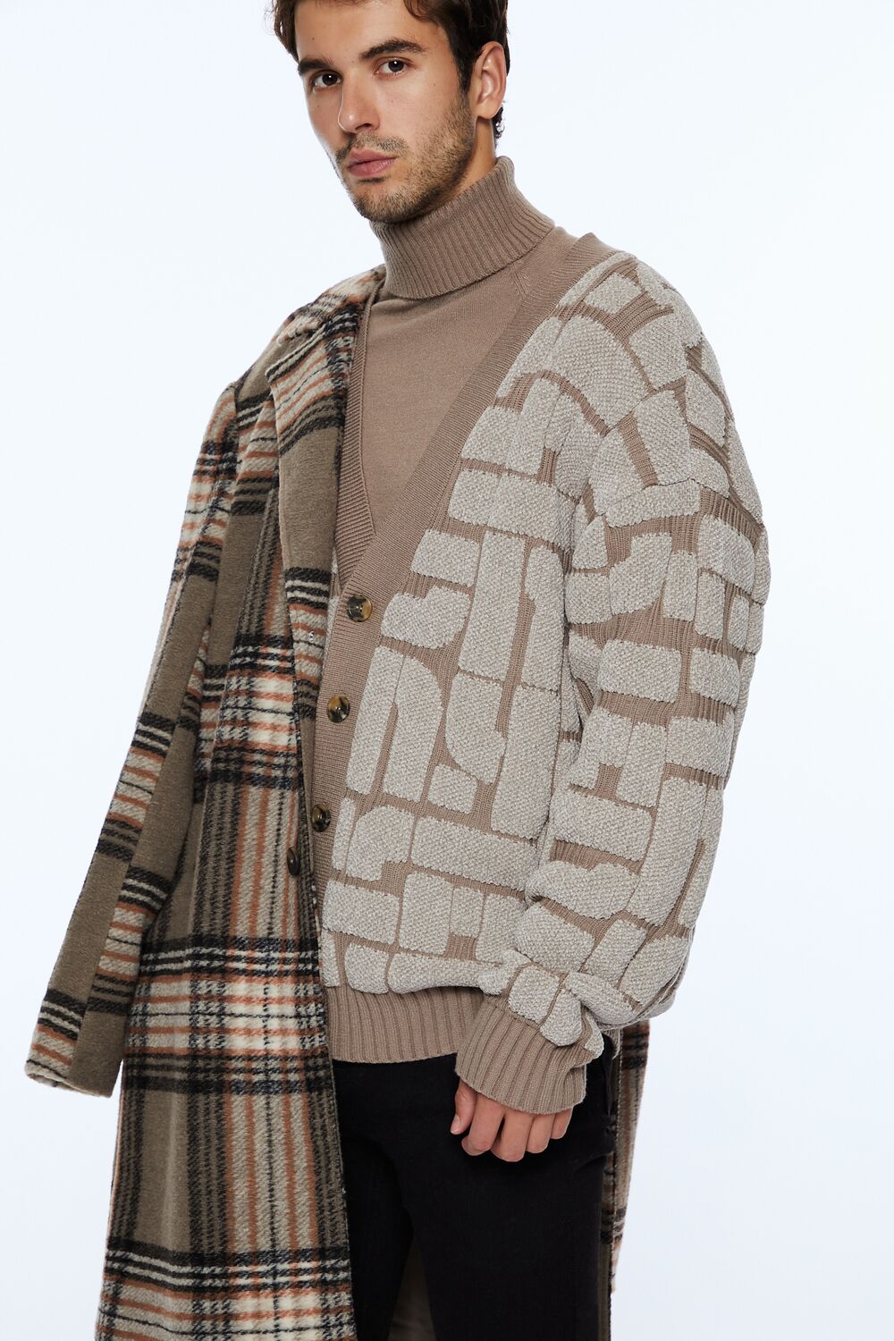 Geo Cardigan Sweater