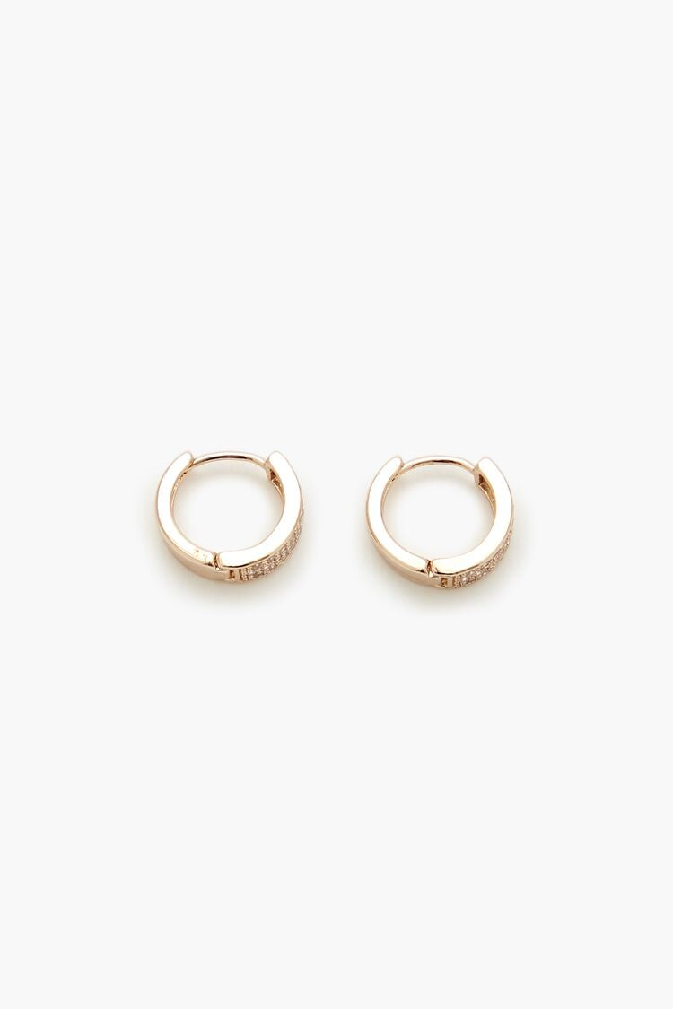 Rhinestone Hoop Earrings
