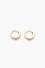Rhinestone Hoop Earrings