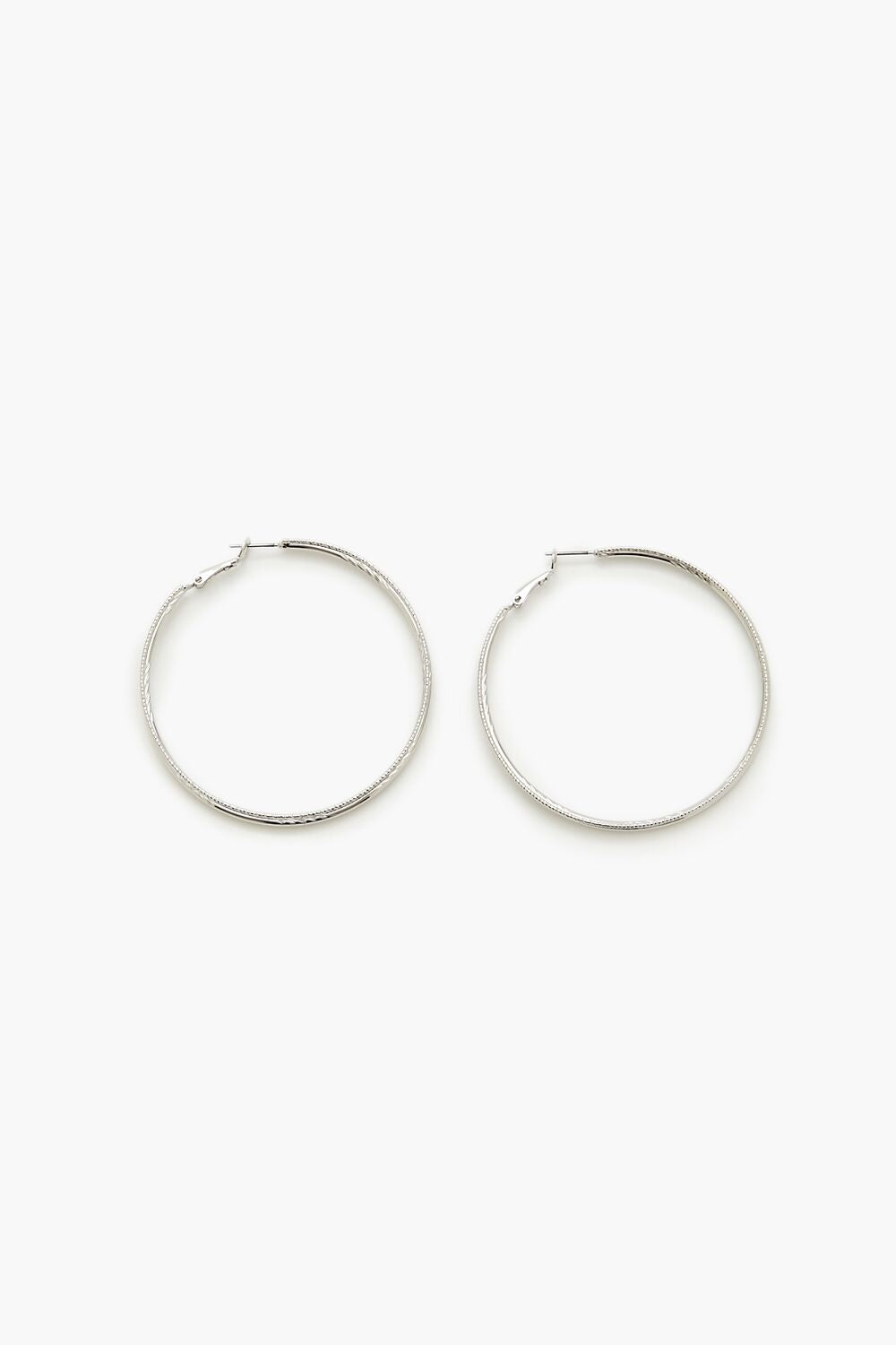 Etched Hoop Earrings
