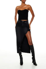 Sweater-Knit Tube Top