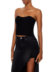 Sweater-Knit Tube Top