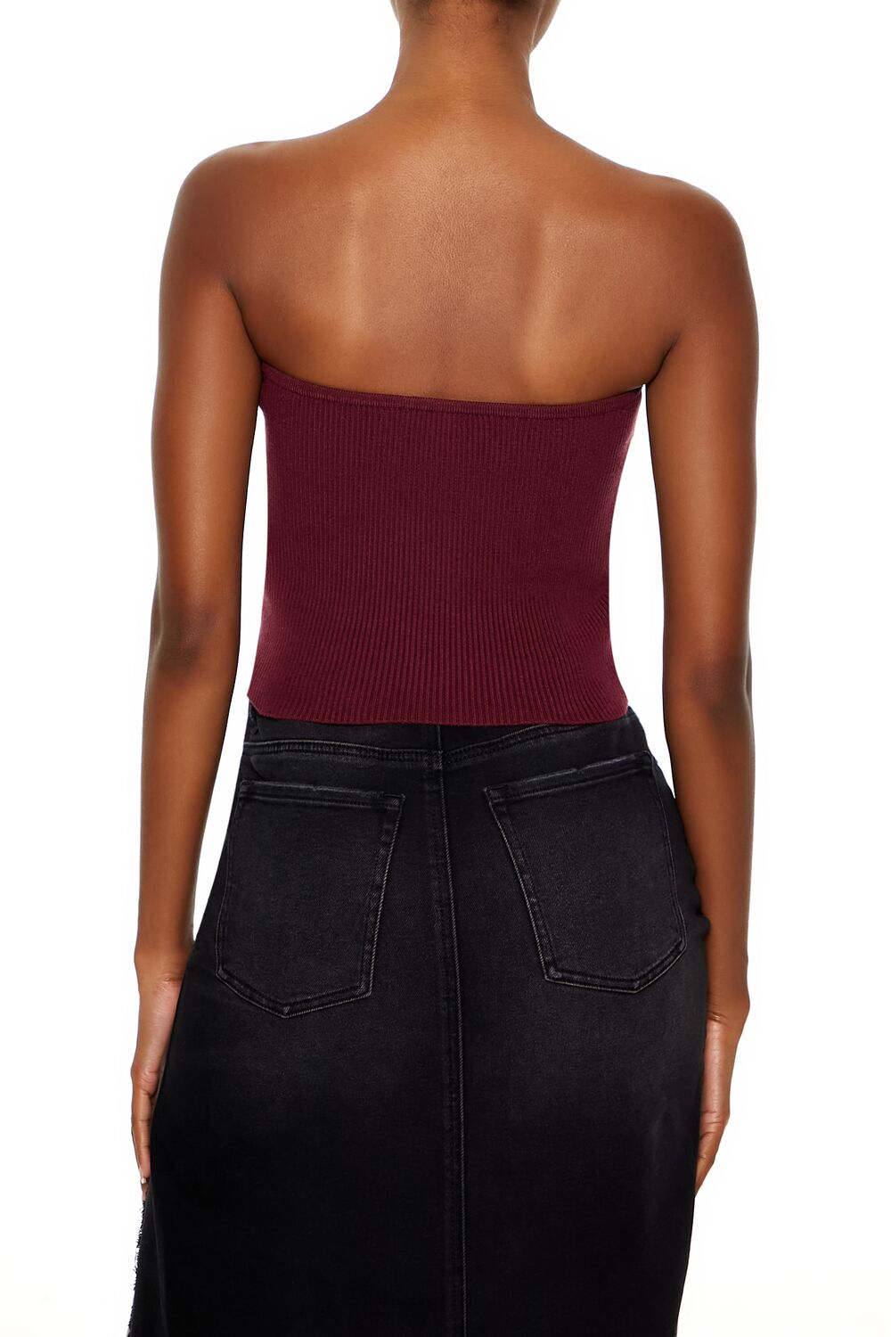 Sweater-Knit Tube Top