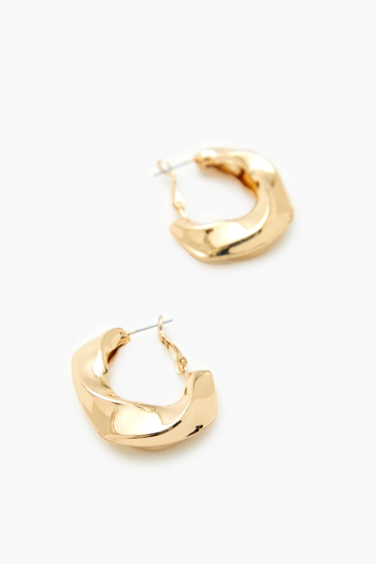 Twisted Hoop Earrings