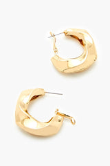 Twisted Hoop Earrings