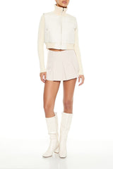 Quilted Cropped Puffer Vest