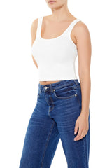 Ribbed Cropped Tank Top