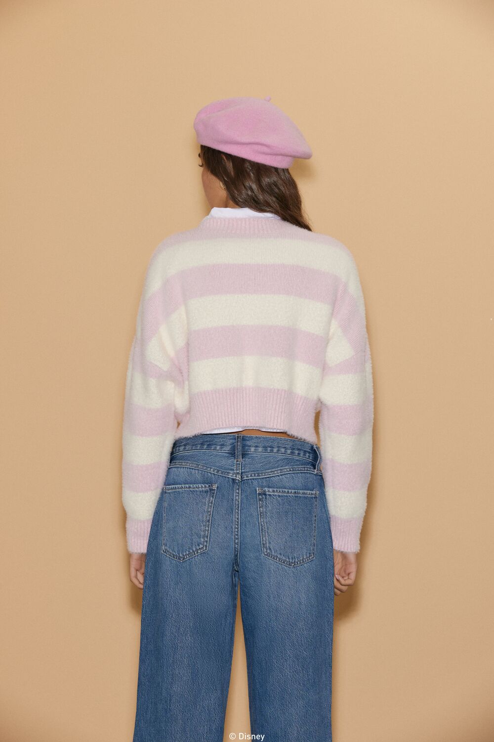 Disney Daisy Duck Cropped Sweater