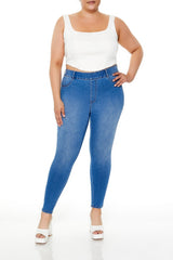 Plus Size High-Rise Skinny Jeans