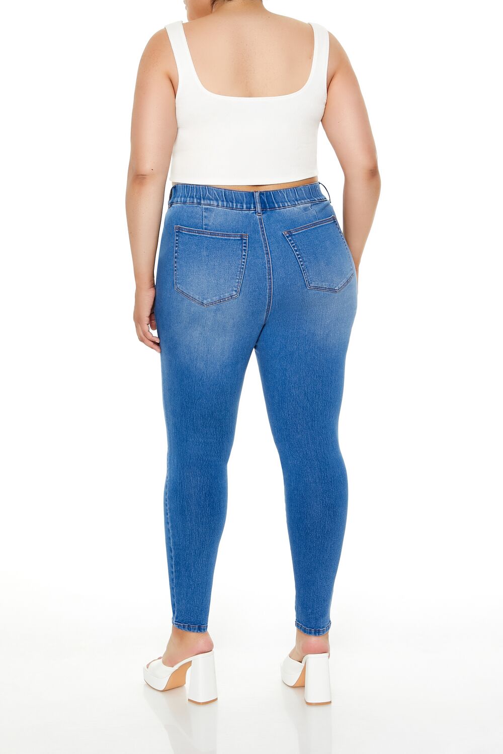 Plus Size High-Rise Skinny Jeans