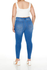 Plus Size High-Rise Skinny Jeans