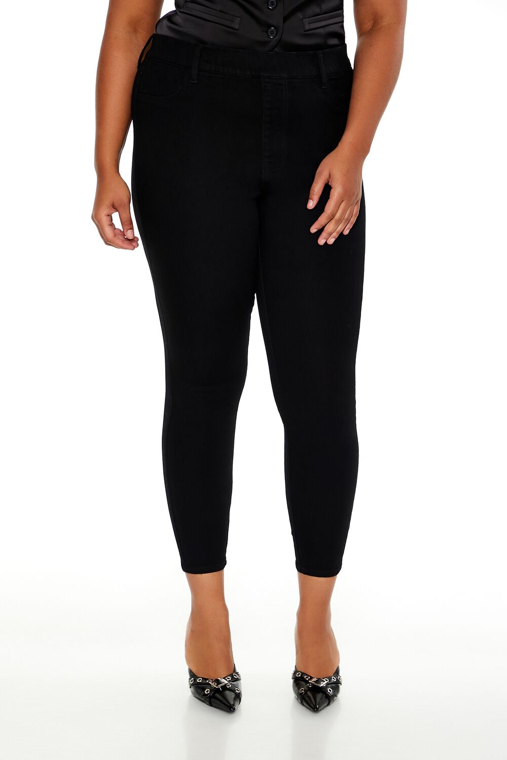 Plus Size High-Rise Skinny Jeans