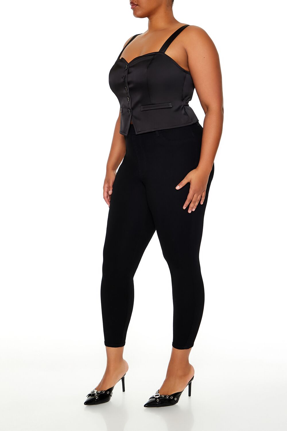 Plus Size High-Rise Skinny Jeans