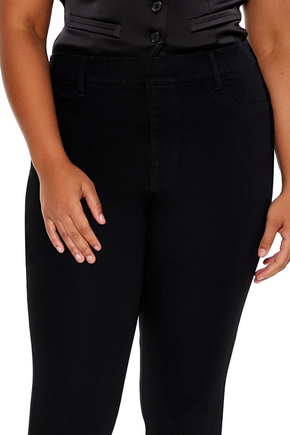 Plus Size High-Rise Skinny Jeans
