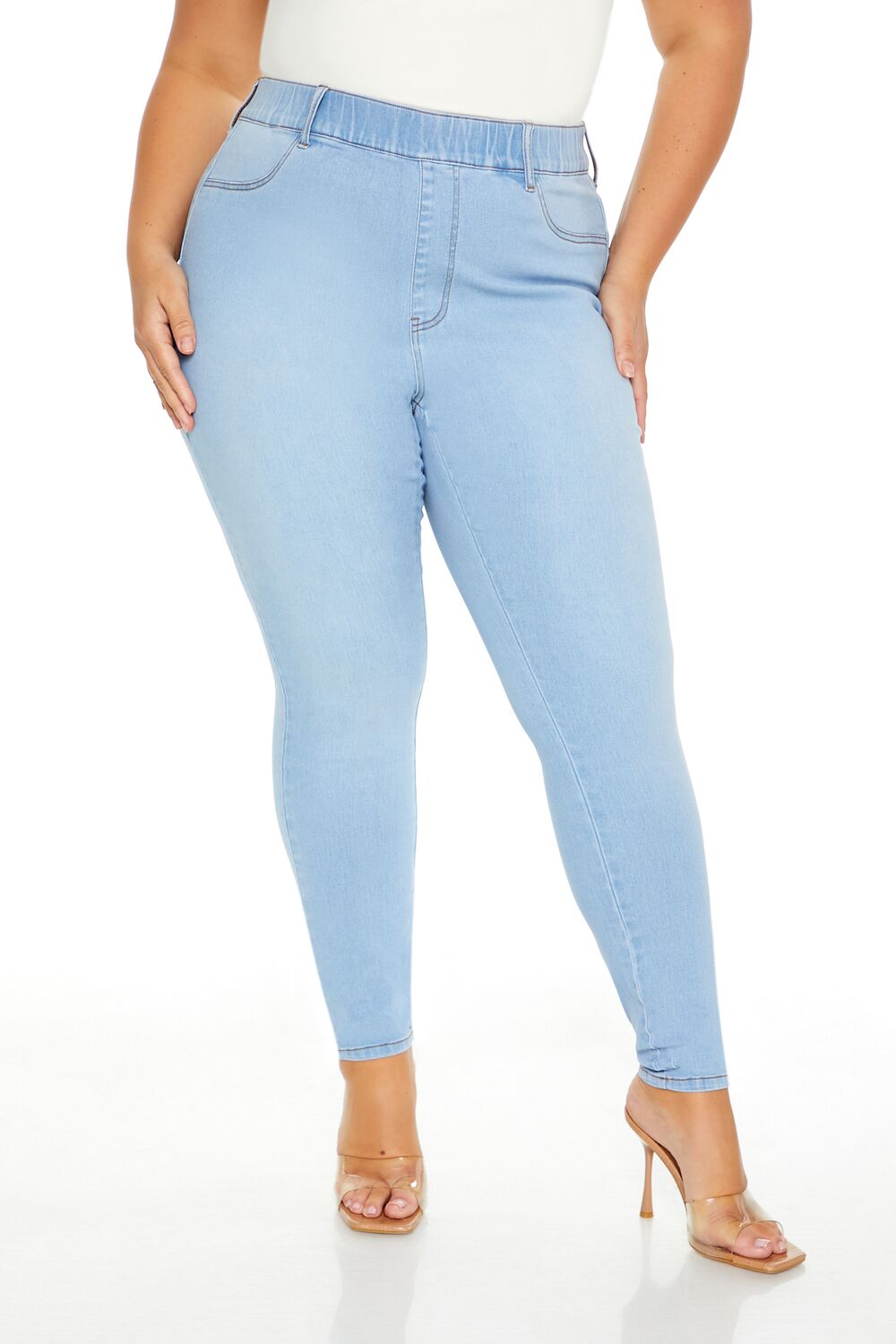 Plus Size High-Rise Skinny Jeans