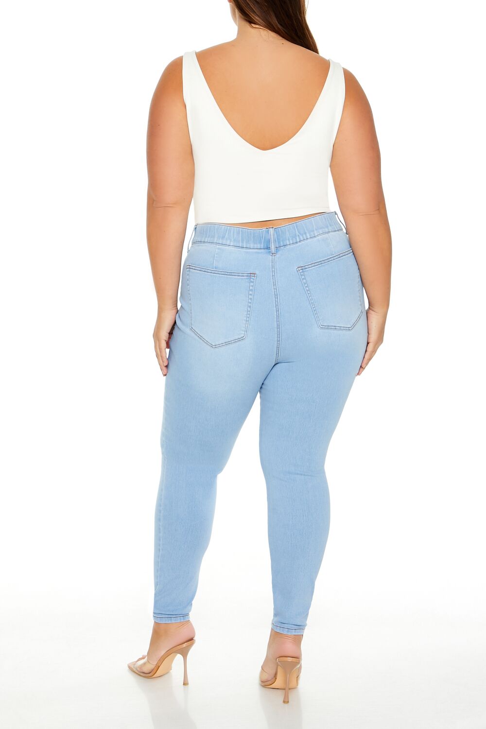 Plus Size High-Rise Skinny Jeans