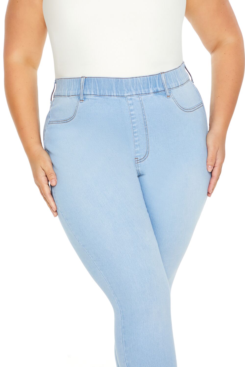 Plus Size High-Rise Skinny Jeans