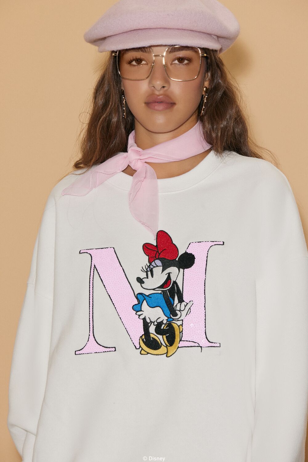 Unisex Disney Minnie Mouse Sequin Pullover