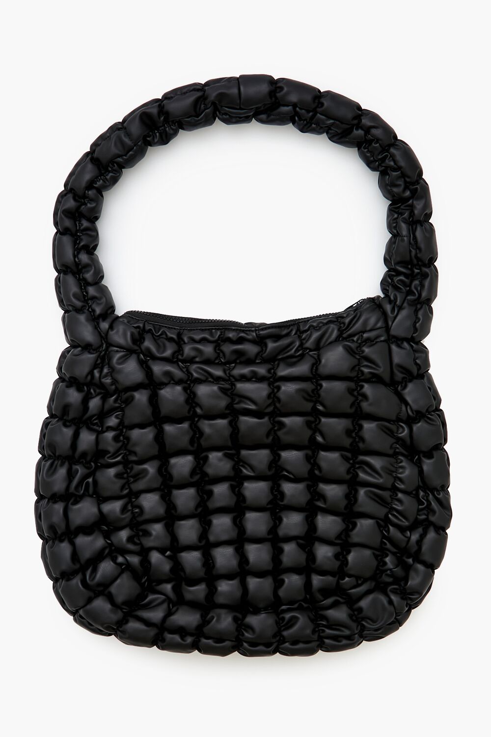 Quilted Faux Leather Tote Bag