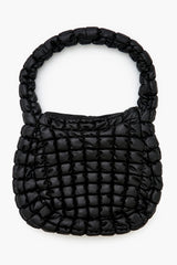 Quilted Faux Leather Tote Bag