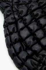 Quilted Faux Leather Tote Bag