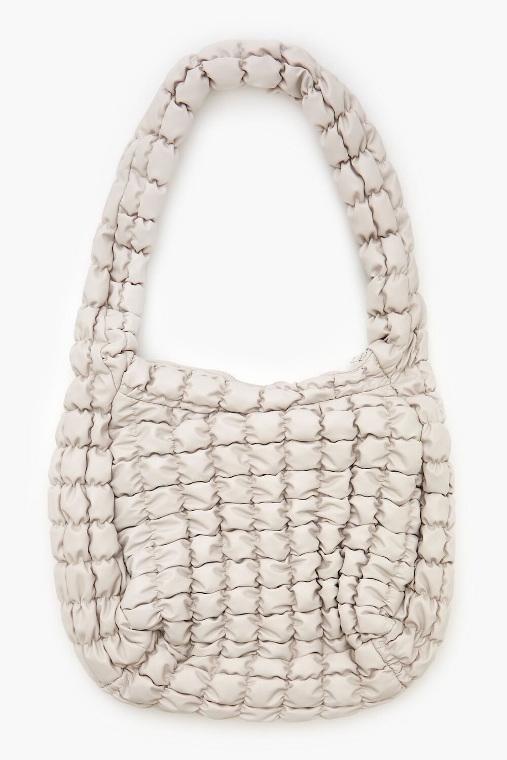 Quilted Faux Leather Tote Bag