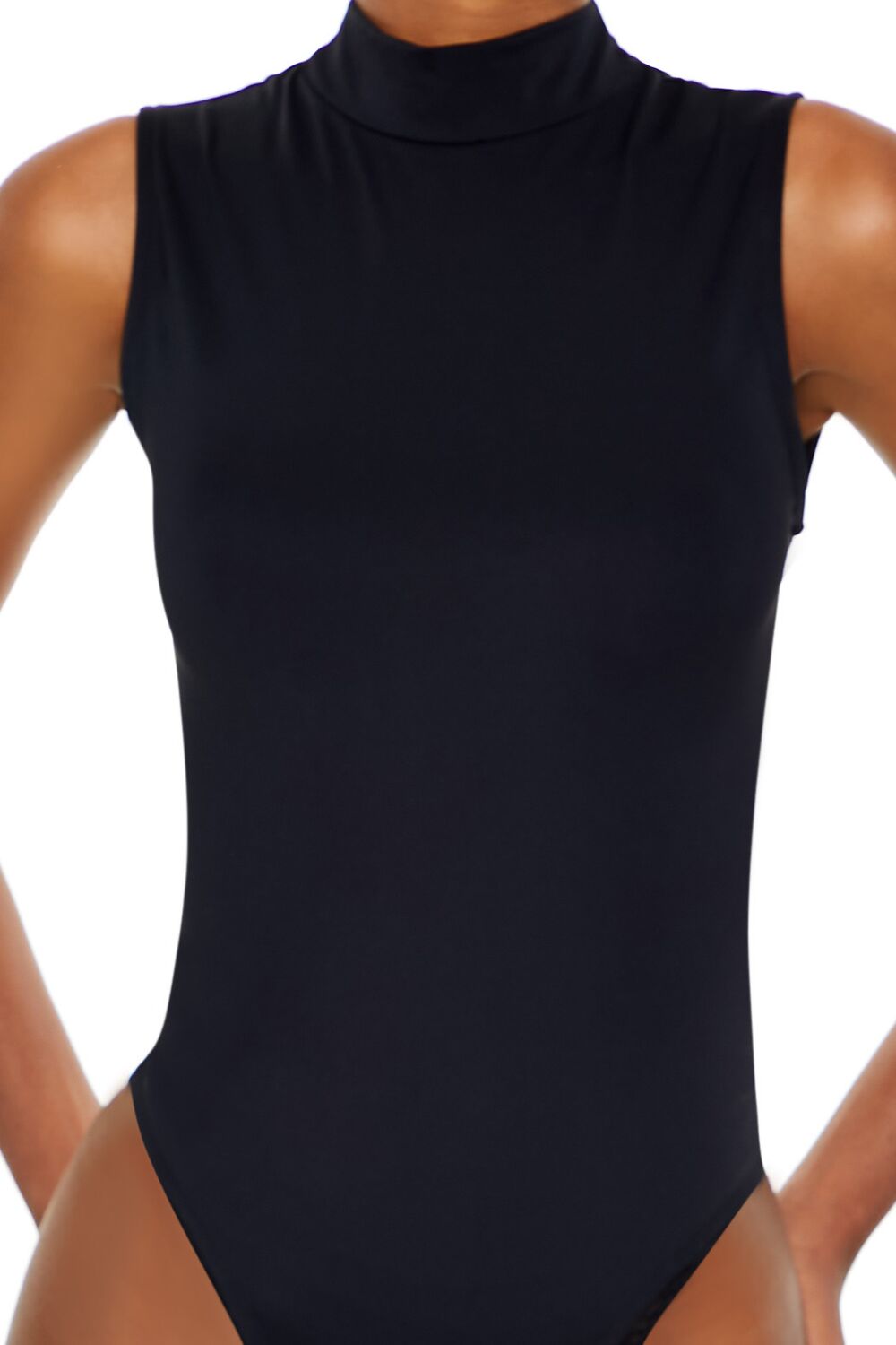 Contour Sculpt Mock Neck Bodysuit