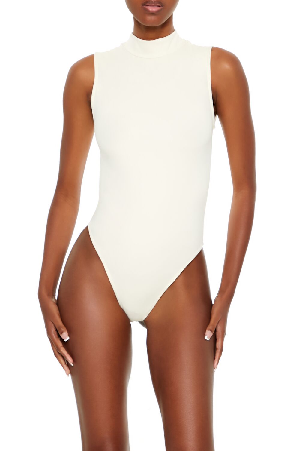 Contour Sculpt Mock Neck Bodysuit