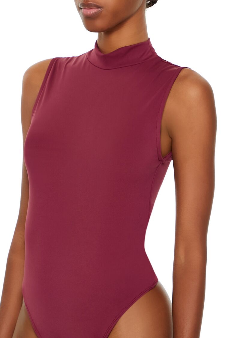 Contour Sculpt Mock Neck Bodysuit
