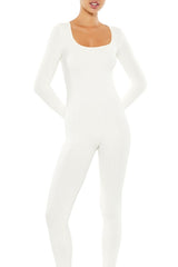 Scoop Ribbed Knit Jumpsuit