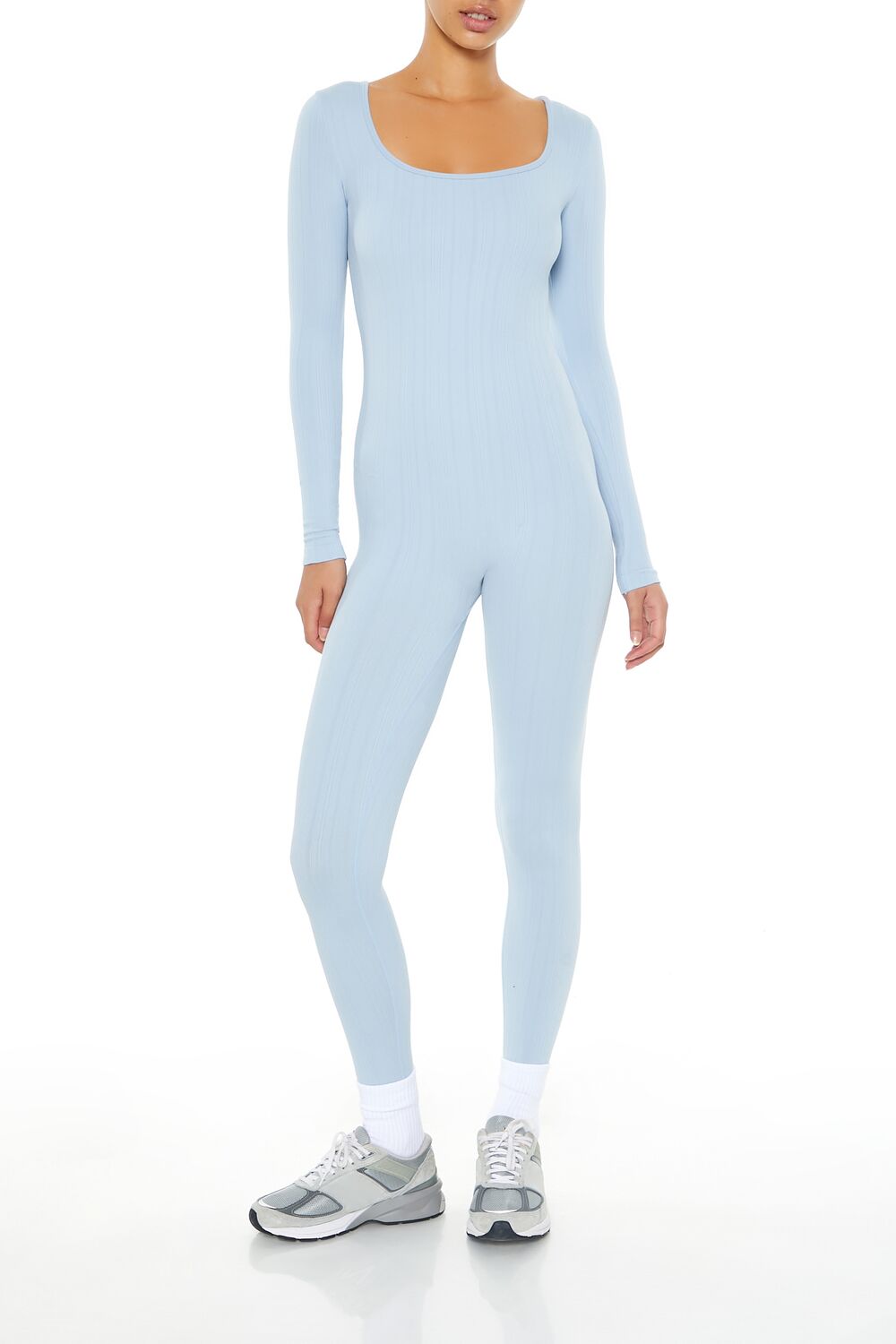 Scoop Ribbed Knit Jumpsuit