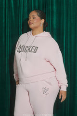 Plus Size Wicked Rhinestone Hoodie