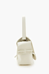 Ruched Bow Shoulder Bag