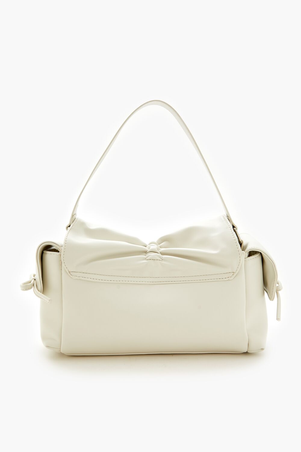 Ruched Bow Shoulder Bag